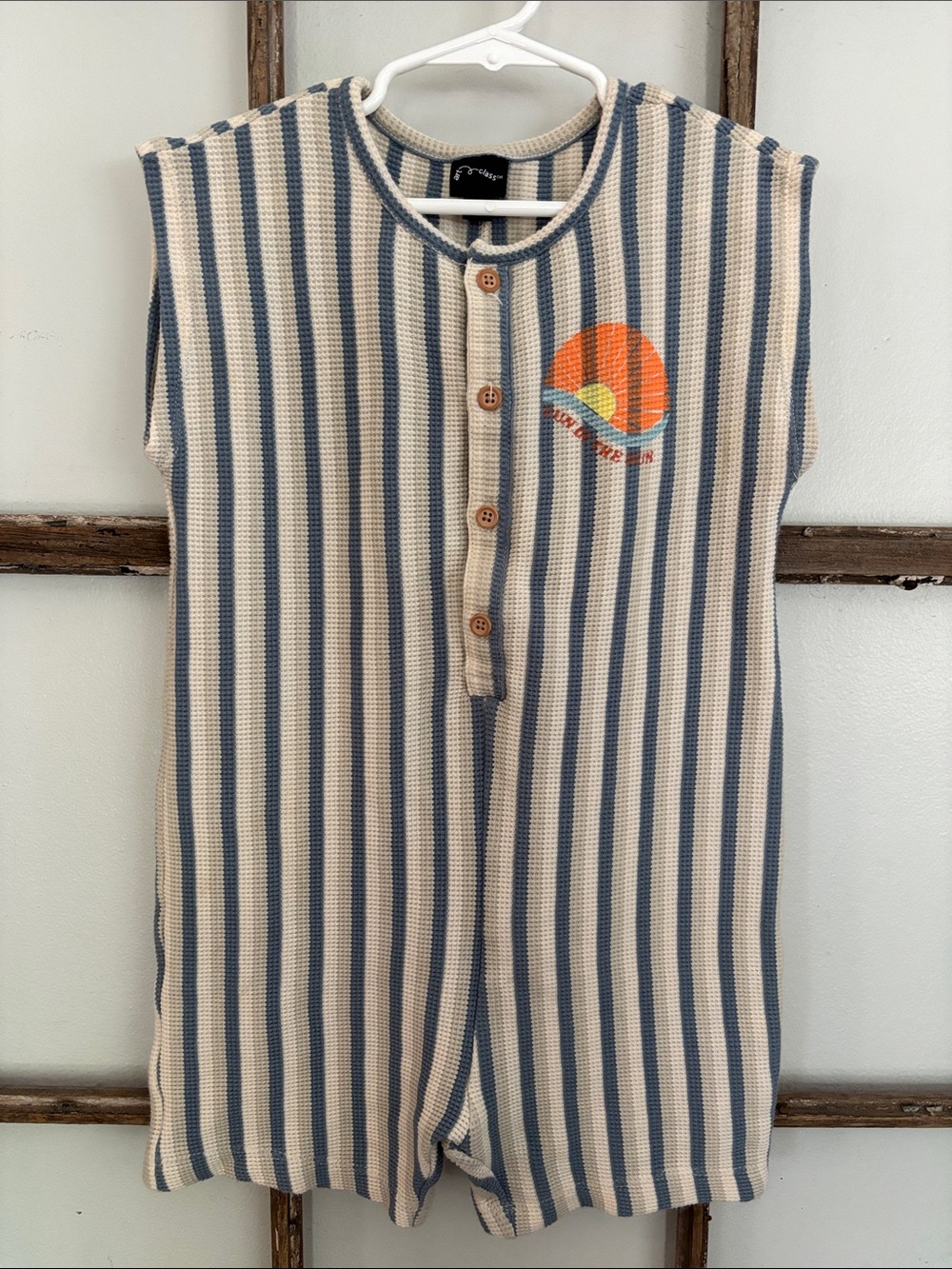Art Class boy’s striped romper